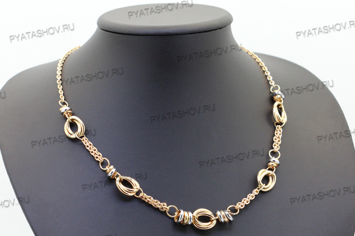 Ювелирное изделие - Колье из комбинированного золота в магазине Best-Gold 082664