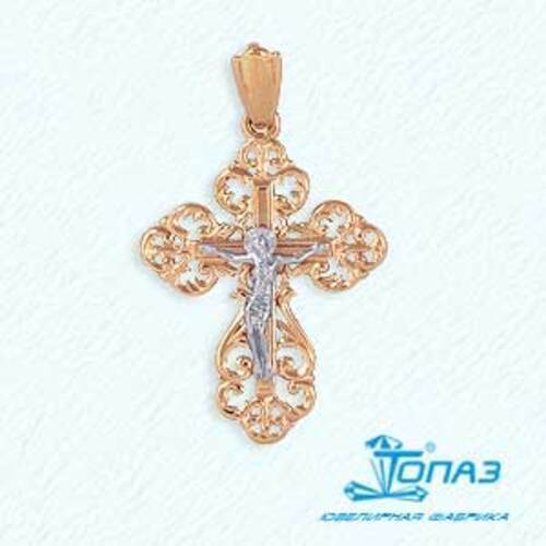 Ювелирное изделие - Крест из красного золота в магазине Best-Gold 102664