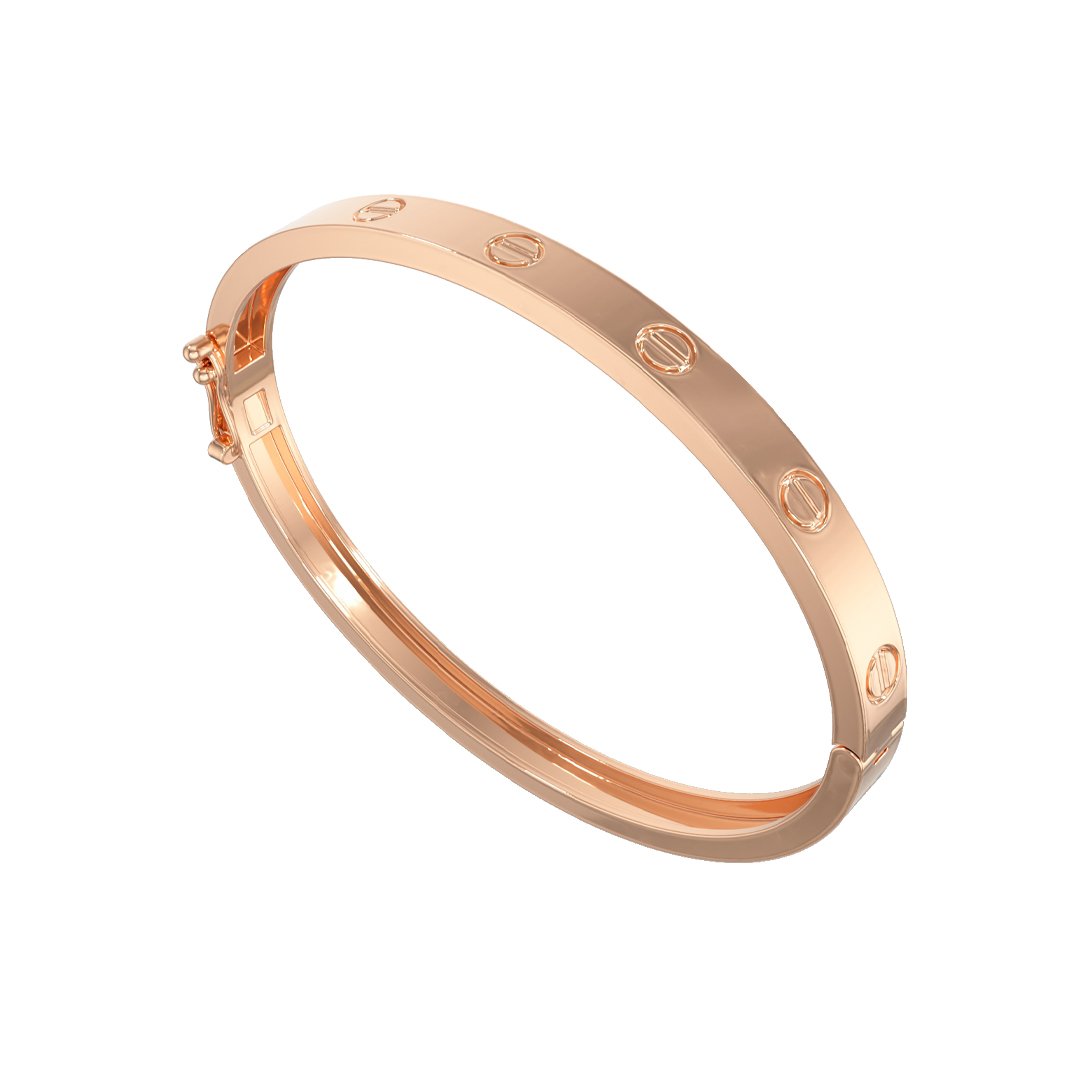 Ювелирное изделие - Браслет жёсткий из красного золота в магазине Best-Gold 029369