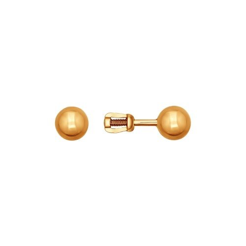 Ювелирное изделие - Серьги из красного золота в магазине Best-Gold 103967