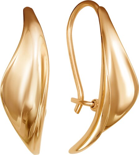 Ювелирное изделие - Серьги из красного золота в магазине Best-Gold 129359