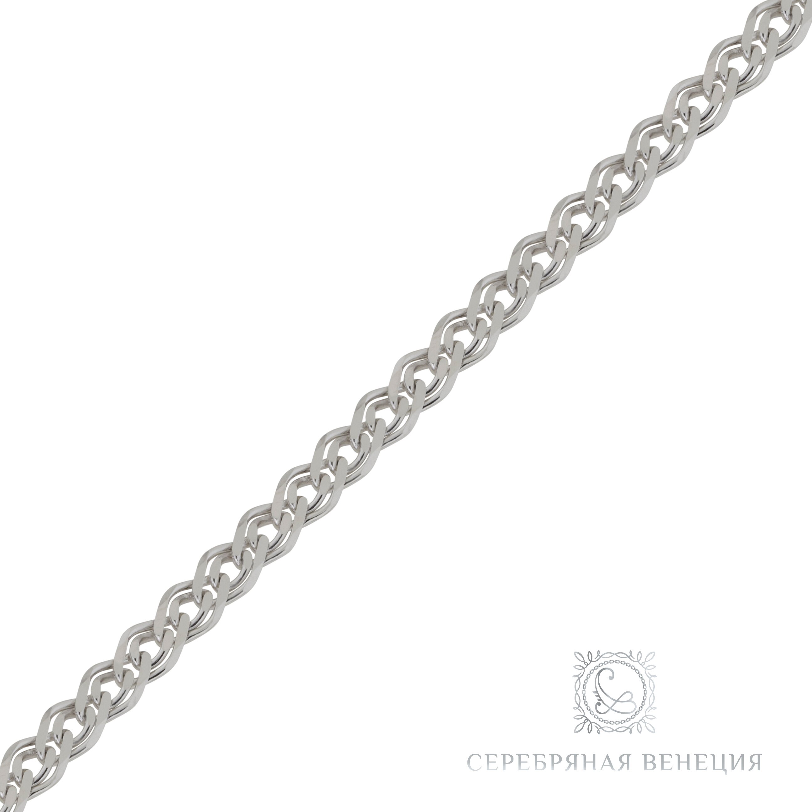 Ювелирное изделие - Цепь из серебра плетение нонна в магазине Best-Gold 125148