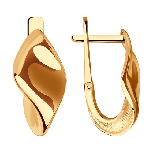 Ювелирное изделие - Серьги из красного золота в магазине Best-Gold 059808