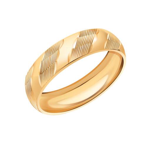 Ювелирное изделие - Обручальное кольцо из красного золота в магазине Best-Gold 040579