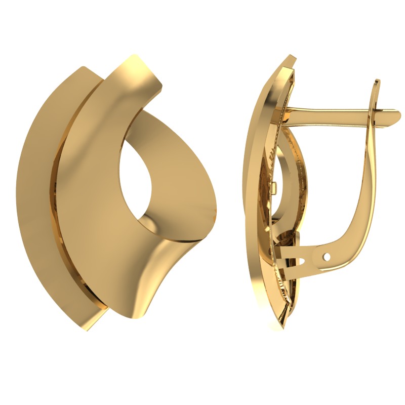 Ювелирное изделие - Серьги из красного золота в магазине Best-Gold 155930