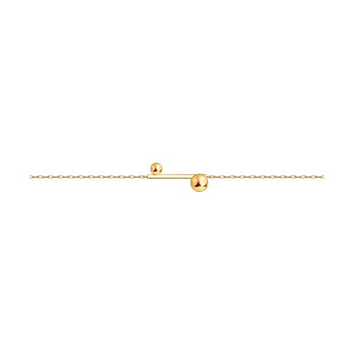 Ювелирное изделие - Браслет из красного золота в магазине Best-Gold 044918