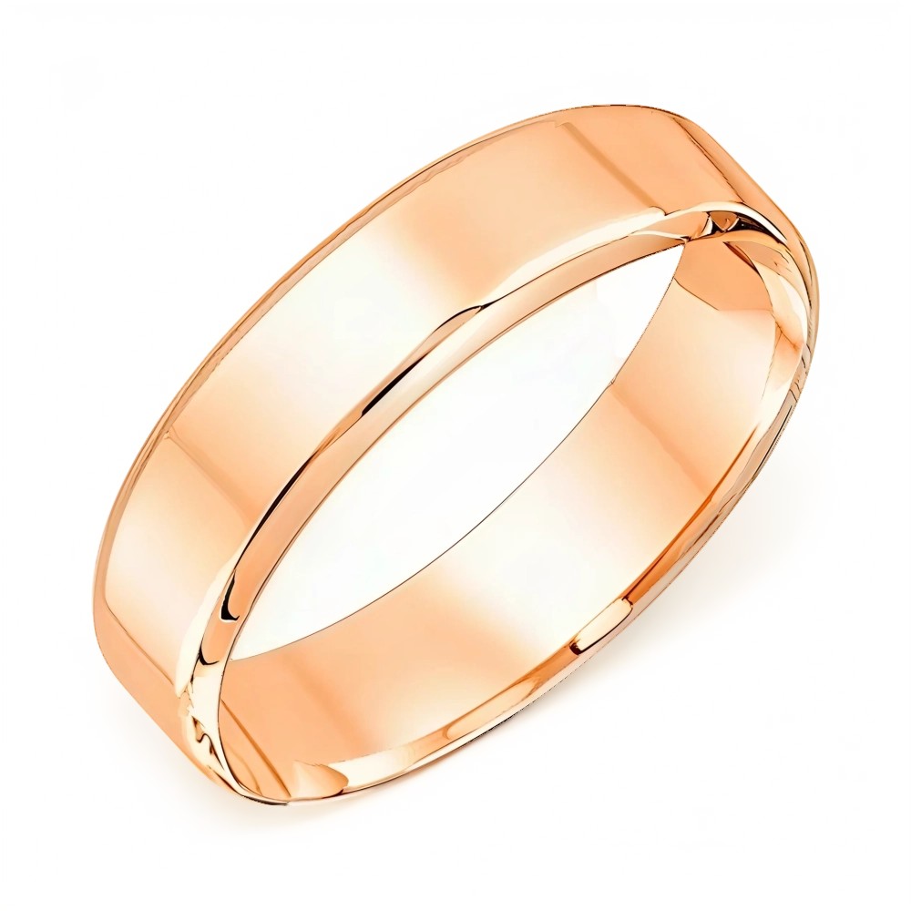 Ювелирное изделие - Обручальное кольцо из красного золота в магазине Best-Gold 034210