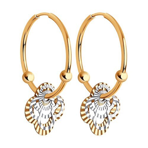 Ювелирное изделие - Серьги из красного золота в магазине Best-Gold 050884