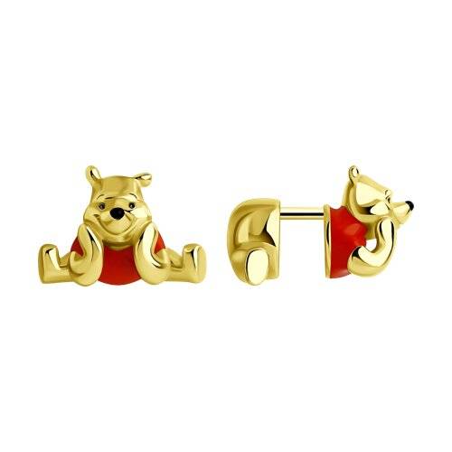Ювелирное изделие - Серьги из серебра с эмалью в магазине Best-Gold 030787