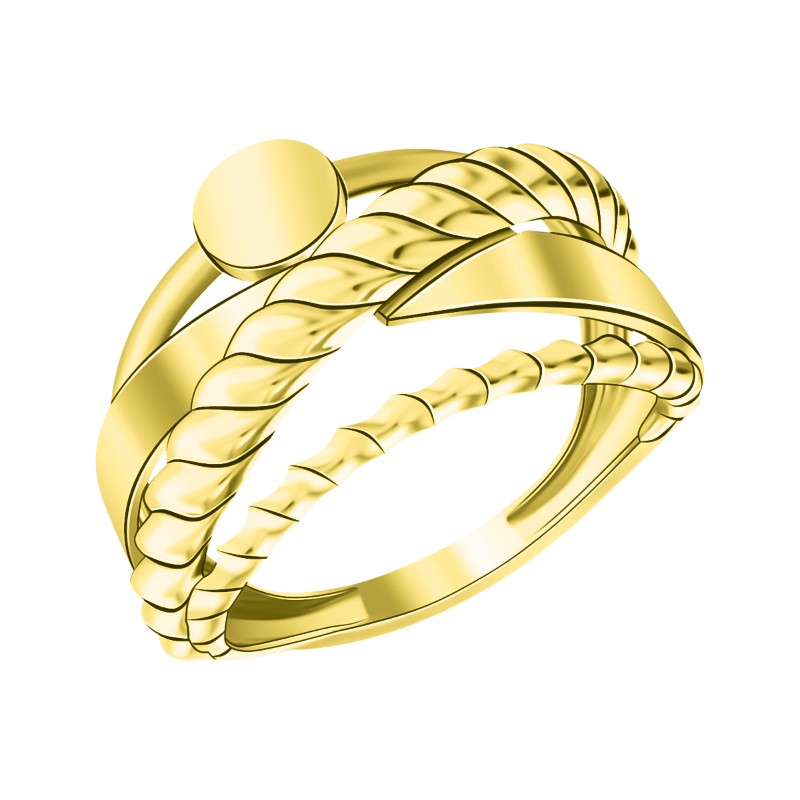 Ювелирное изделие - Кольцо из желтого золота в магазине Best-Gold 155966