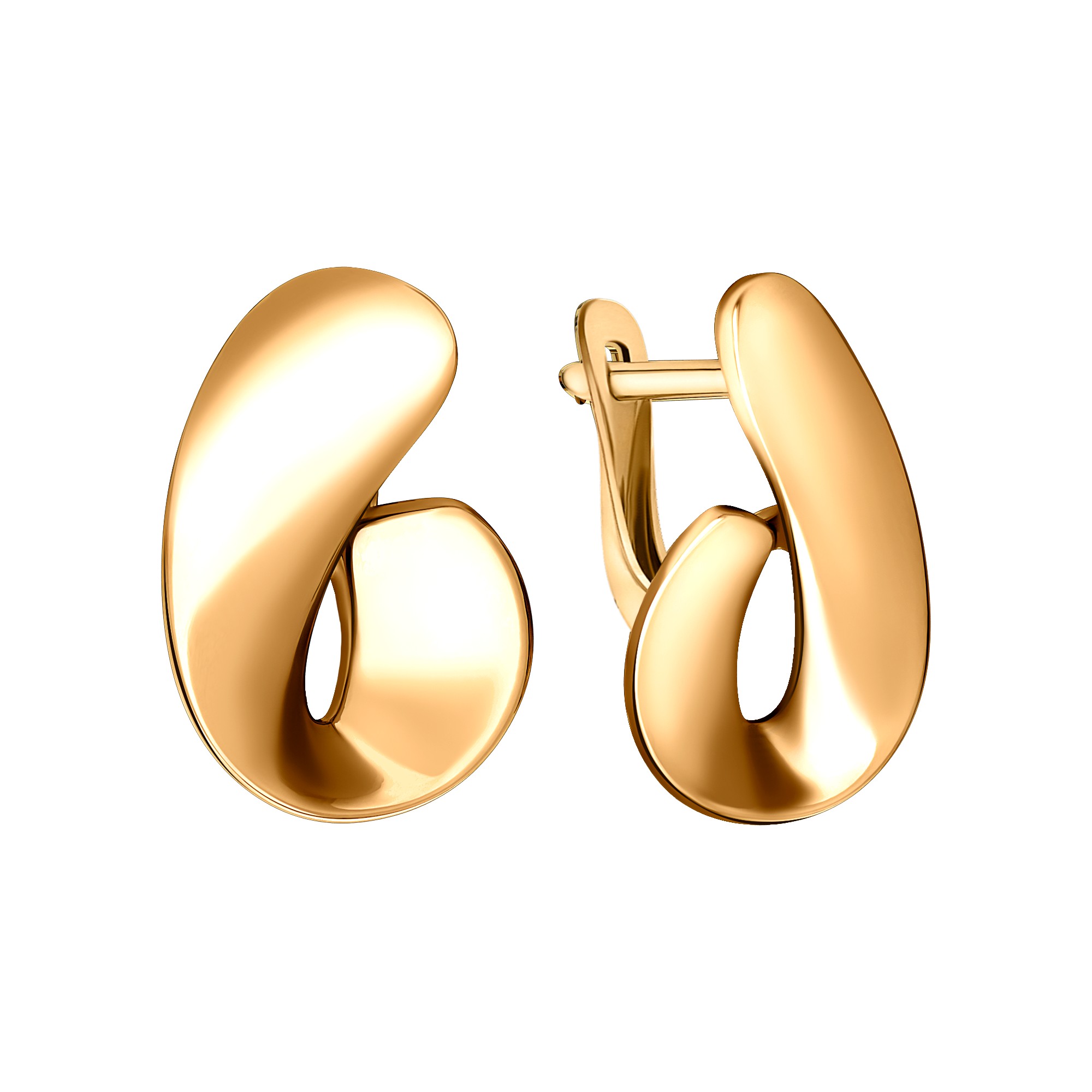Ювелирное изделие - Серьги из красного золота в магазине Best-Gold 126769