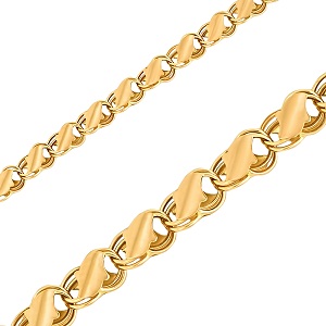 Ювелирное изделие - Цепь из красного золота, плетение Черепаха в магазине Best-Gold 075774