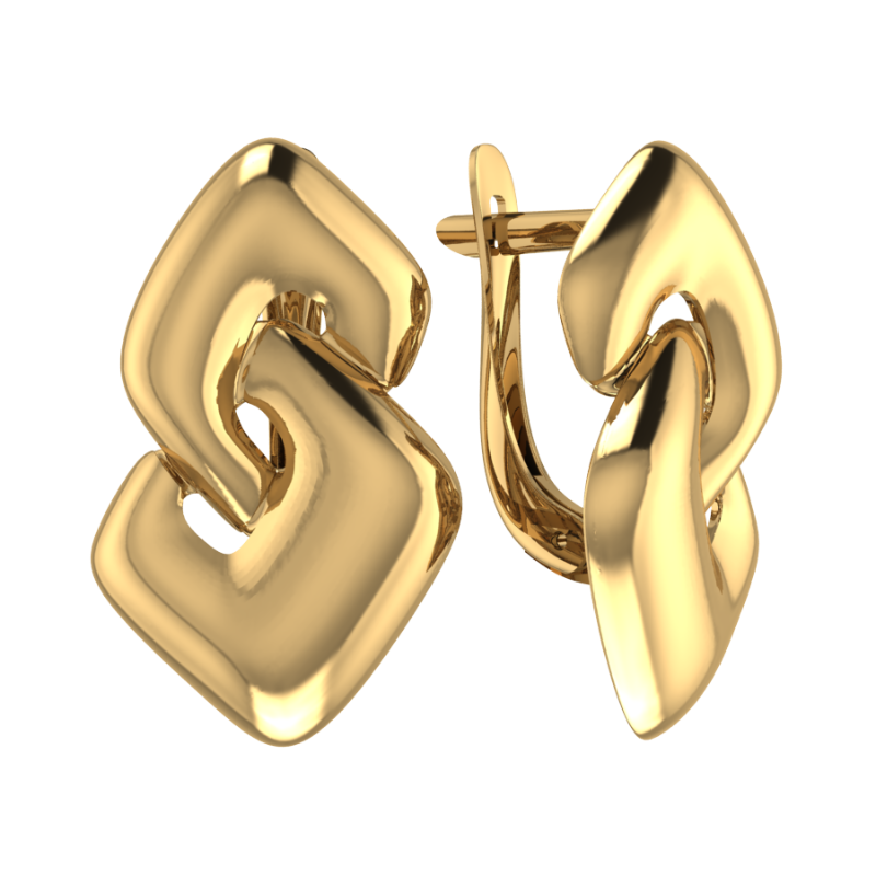Ювелирное изделие - Серьги из красного золота в магазине Best-Gold 101827